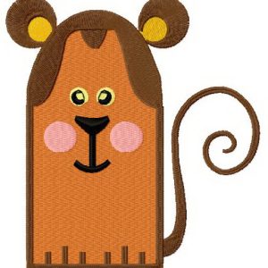 Monkey glove embroidery design