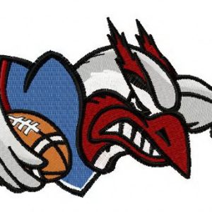 Montreal Alouettes logo 2 embroidery design