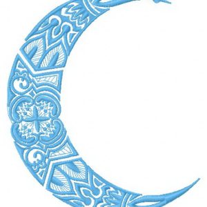 Moon 4 embroidery design