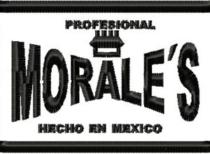 Morales Hecho En Mexico Logo embroidery design