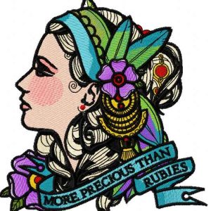 More precious than rubies 3 embroidery design