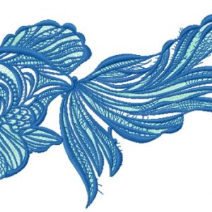 Mosaic fish 7 embroidery design
