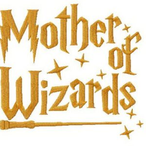 Mother of Wizards embroidery design