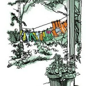 Mother's cares embroidery design