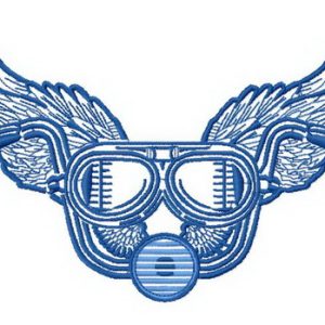 Motorbike club 4 embroidery design