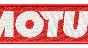 Motul logo embroidery design