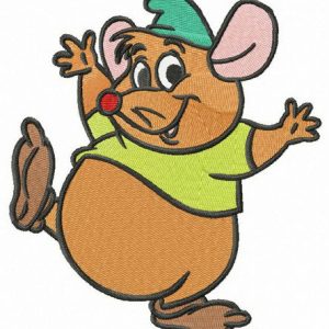 Mouse Gus embroidery design