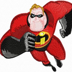 Mr. Incredible 4 embroidery design