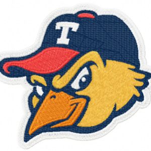 MudHens logo embroidery design