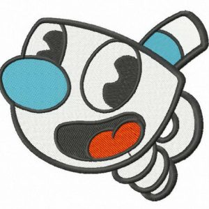 Mugman embroidery design