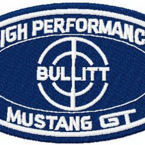 Mustang Bullitt GT 2 embroidery design