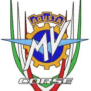 MV Agusta Corse logo embroidery design