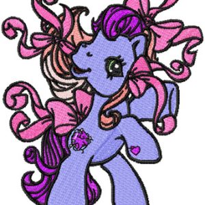 My Little Pony Fire Dance embroidery design