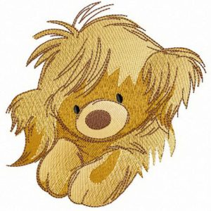 My adorable puppy embroidery design