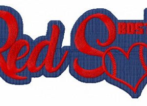 My Boston Red Sox embroidery design