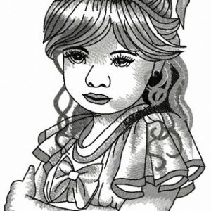 My childhood embroidery design