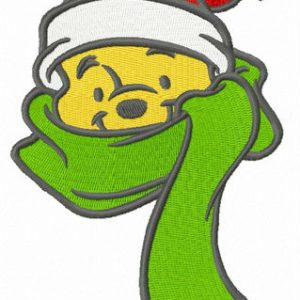 My cozy scarf embroidery design