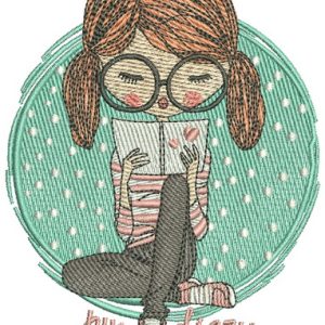 My diary embroidery design