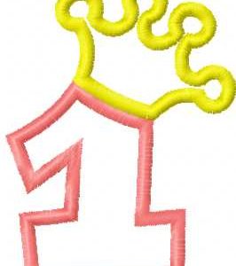 My first year applique embroidery design