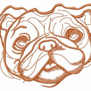 My funny pet embroidery design