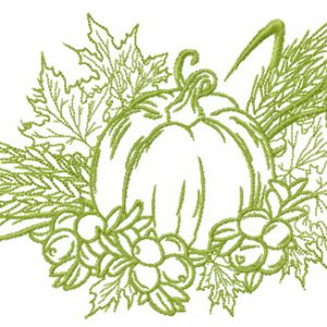 My harvest embroidery design