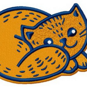My little cat embroidery design