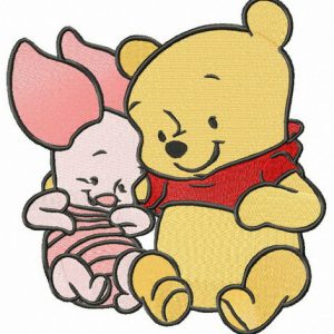 My little friends embroidery design