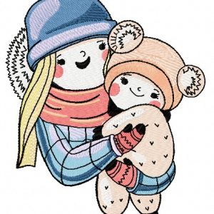 My little girl 2 embroidery design
