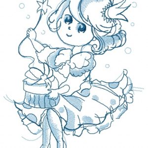 My little princess birthday embroidery design