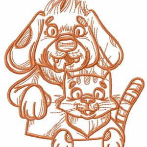 My pets embroidery design