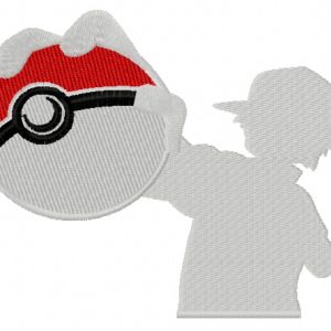 My pokeball 2 embroidery design