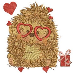 My prickly Valentine 2 embroidery design