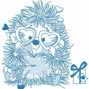 My prickly Valentine 3 embroidery design