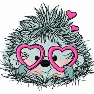 My prickly Valentine 4 embroidery design