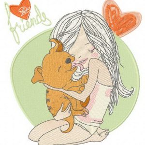 My puppy embroidery design