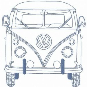 My Volkswagen Van embroidery design