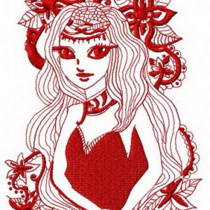 Mysterious stranger 2 embroidery design