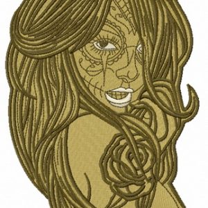 Naked fancy girl 2 embroidery design