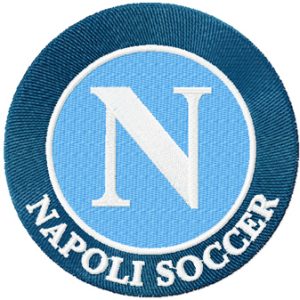 Napoli Soccer Club logo embroidery design