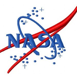 NASA logo 2 embroidery design