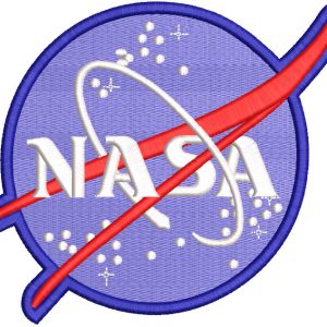 NASA logo embroidery design