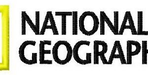 National Geographic logo embroidery design