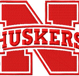 Nebraska Cornhuskers Primary logo embroidery design