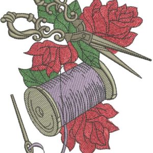 Sewing kit 3 embroidery design