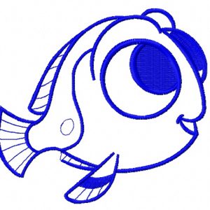 Nemo's friend 2 embroidery design