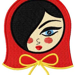 Nesting doll 2 embroidery design