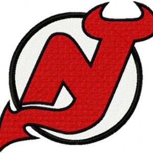 New Jersey Devils Logo embroidery design