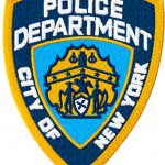 New York City Police department badge embroidery design