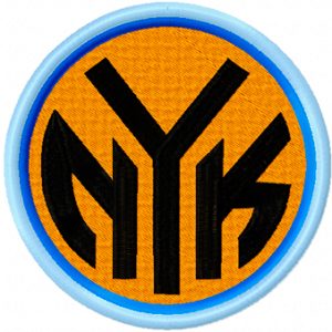 New York Knicks alternative logo embroidery design