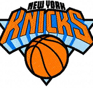 NY Knicks logo embroidery design